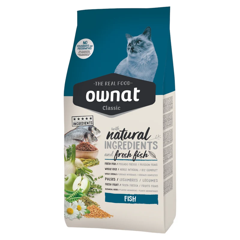 OWNAT Gatto Classic Pesce 4Kg