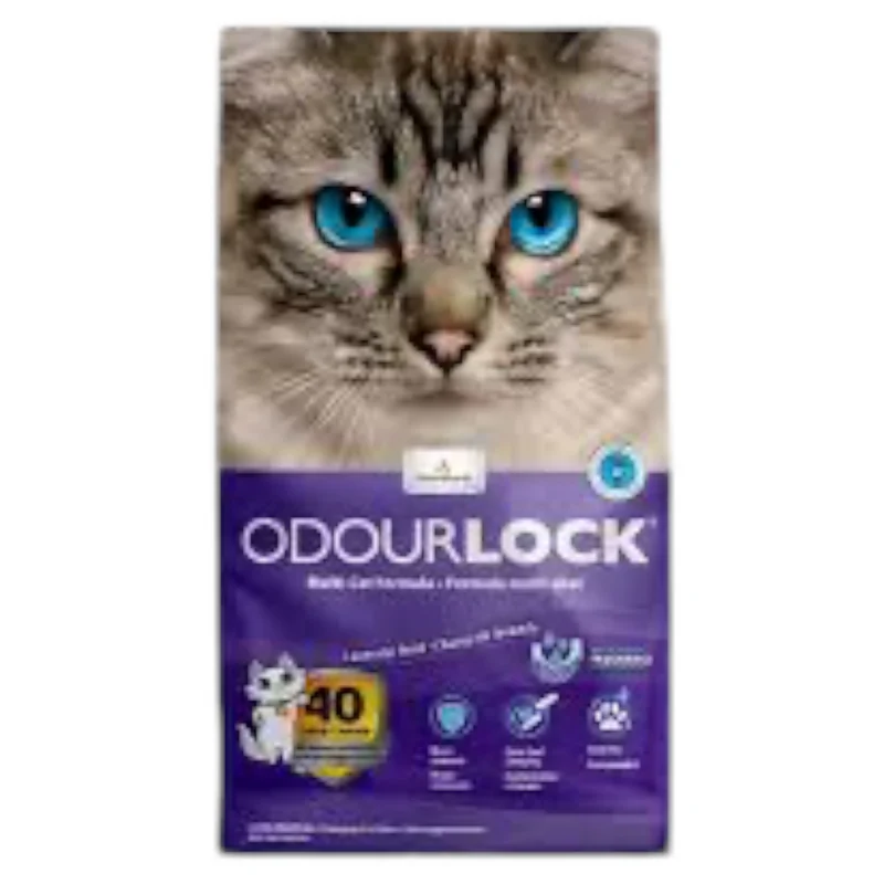 ODOURLOCK Lettiera Gatto Agglomerante Lavanda 6Kg