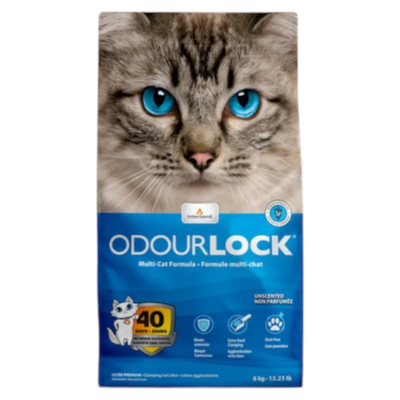 ODOURLOCK Lettiera Gatto Agglomerante Inodore 6Kg