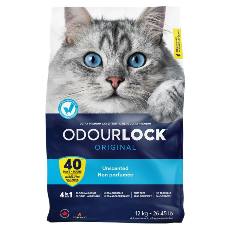ODOURLOCK Lettiera Gatto Agglomerante Inodore 12Kg