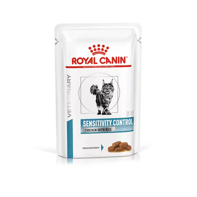 12x85 g Royal Canin Sensitivity Control Gatto Alimento Umido Dietetico