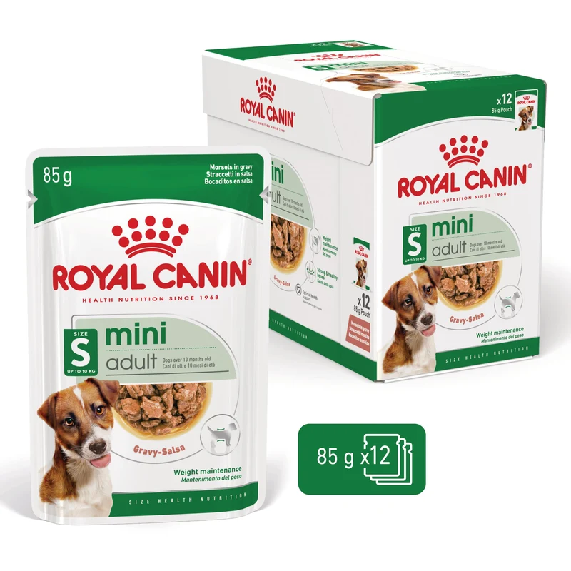 48x85g Royal Canin Mini Adult Bocconcini in Salsa