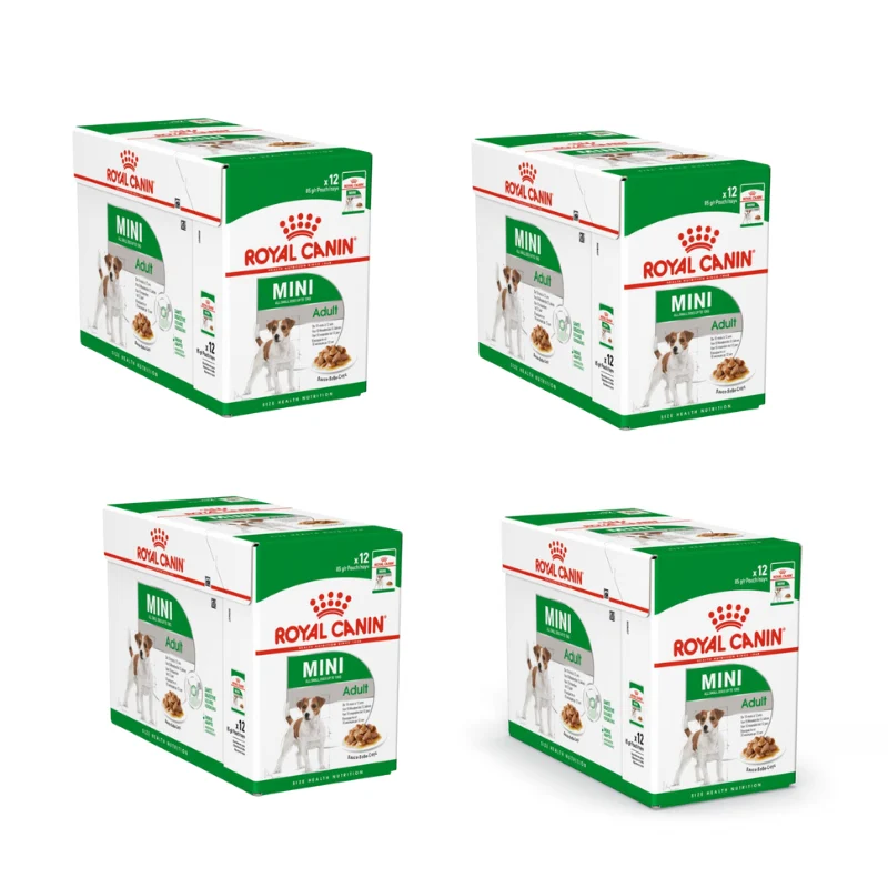 48x85g Royal Canin Mini Adult Bocconcini in Salsa