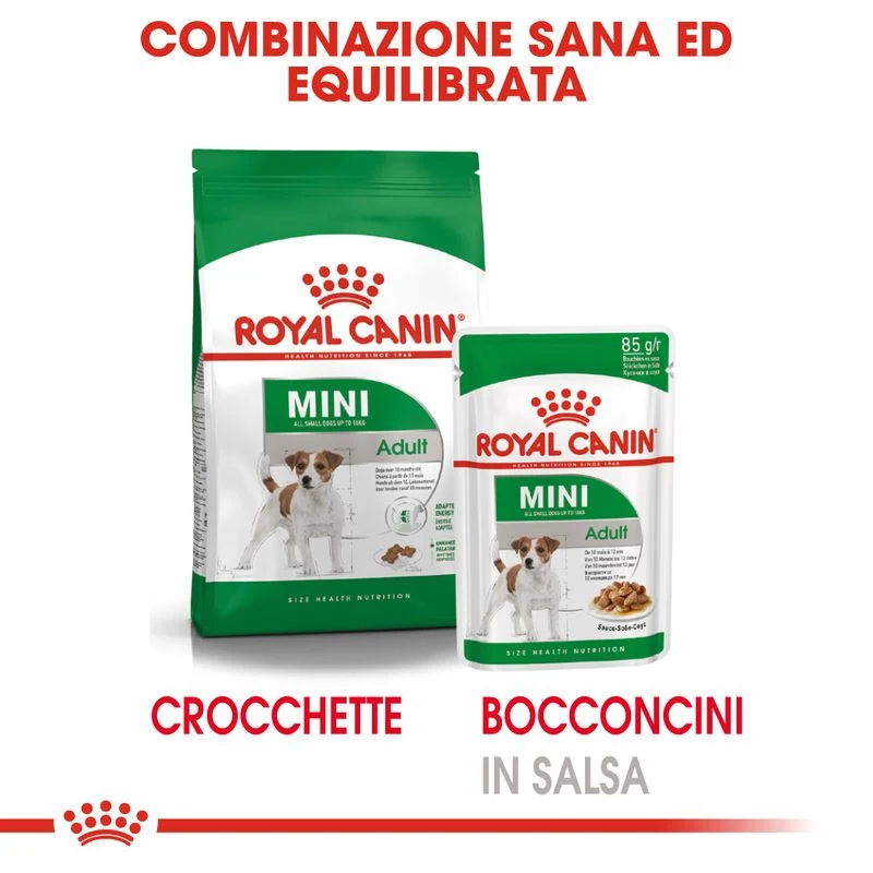 24x85g Royal Canin Mini Adult in Salsa - Cibo Umido per Cani