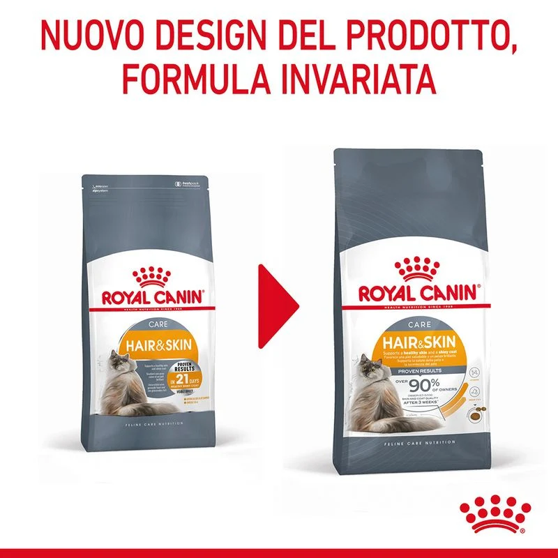 Royal Canin Hair&Skin Care 2kg Crocchette per Gatti
