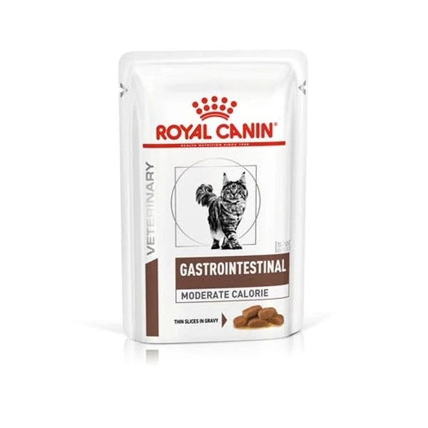 12x85g Royal Canin Gastrointestinal Moderate Calorie - Umido Gatto