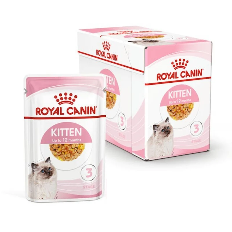 48x85g Royal Canin Kitten in Gelatina - Cibo Umido per Gatti