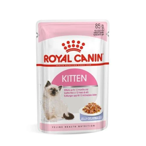 12x85g Royal Canin Kitten in Gelatina - Cibo Umido per Gatti