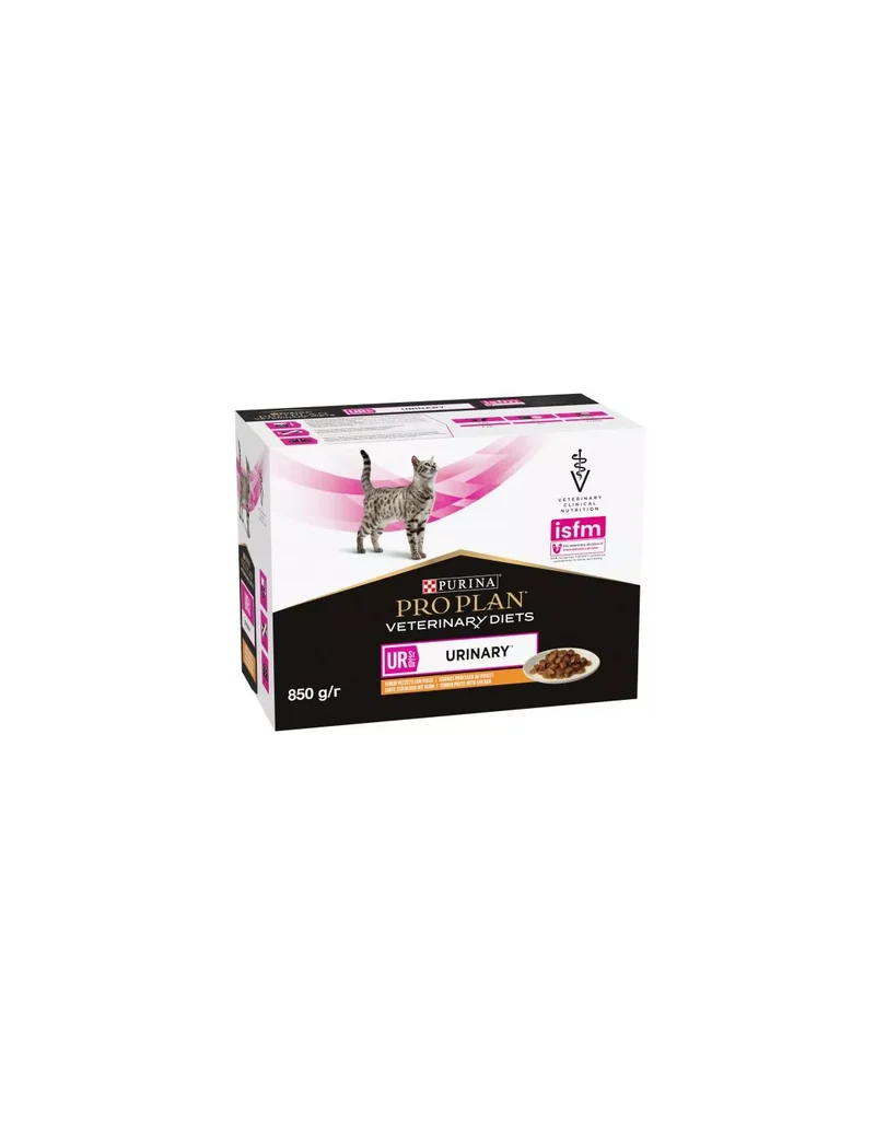 Pro Plan UR Urinary Pollo 10x85g Cibo Umido per Gatti