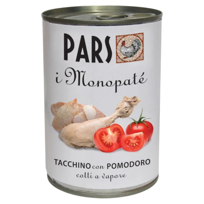 PARS Monopatè Tacchino con Pomodoro 395gr
