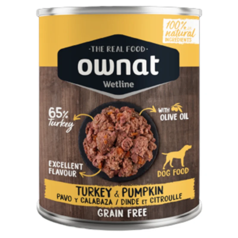 OWNAT Wetline Cane Tacchino e Zucca 395gr