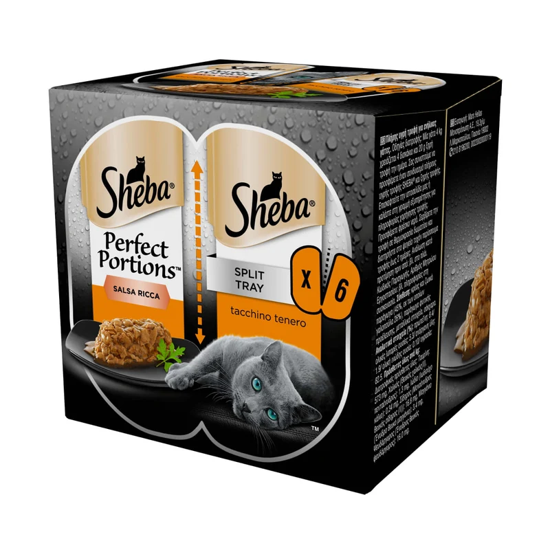 Sheba Perfect Portions Tacchino 6 x 37,5 g