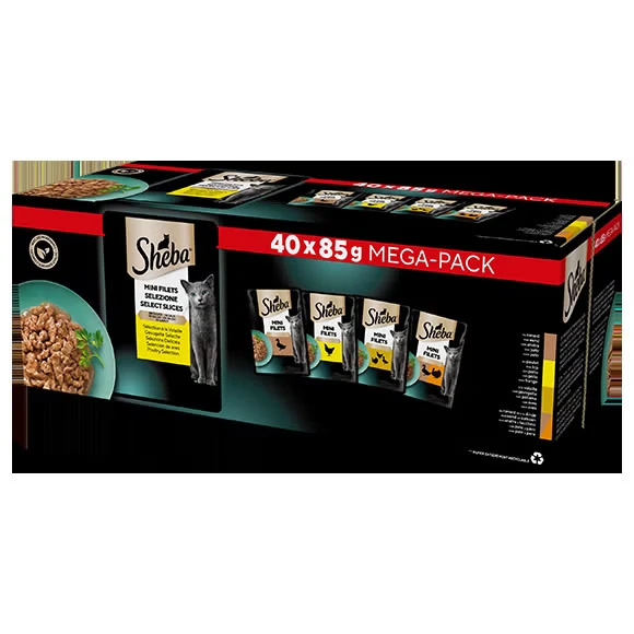 Sheba Selezione in Salsa Delicata 40x85g