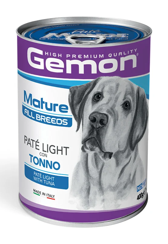 Gemon All Breeds Mature Paté Light con Tonno 400g