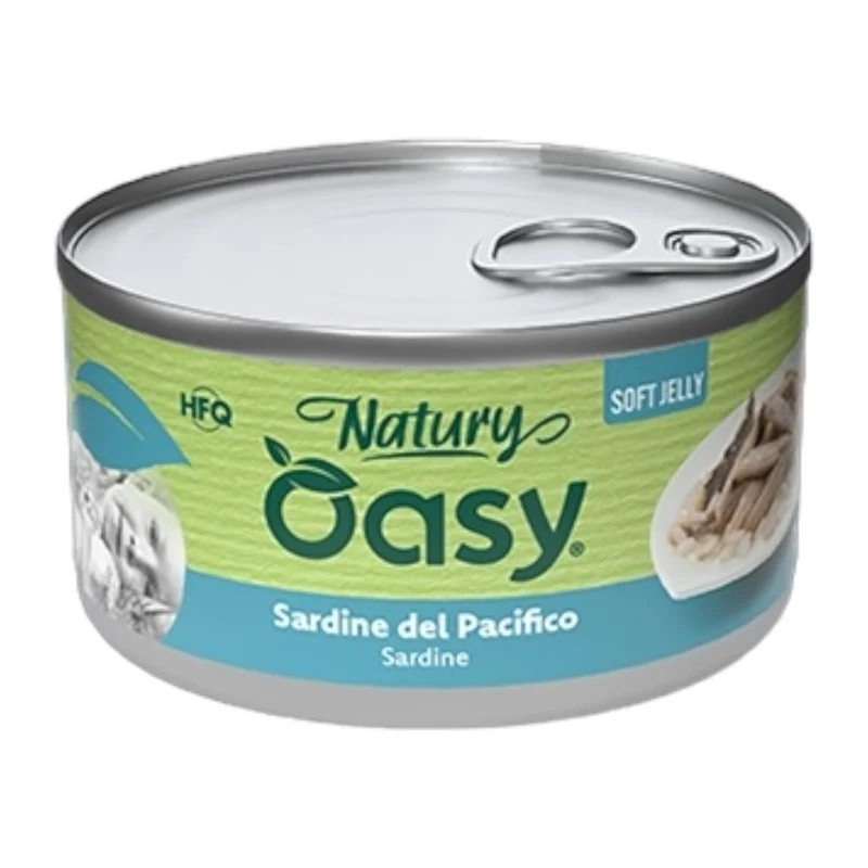 OASY Gatto Natury Broth Sardine con Verdure 85gr