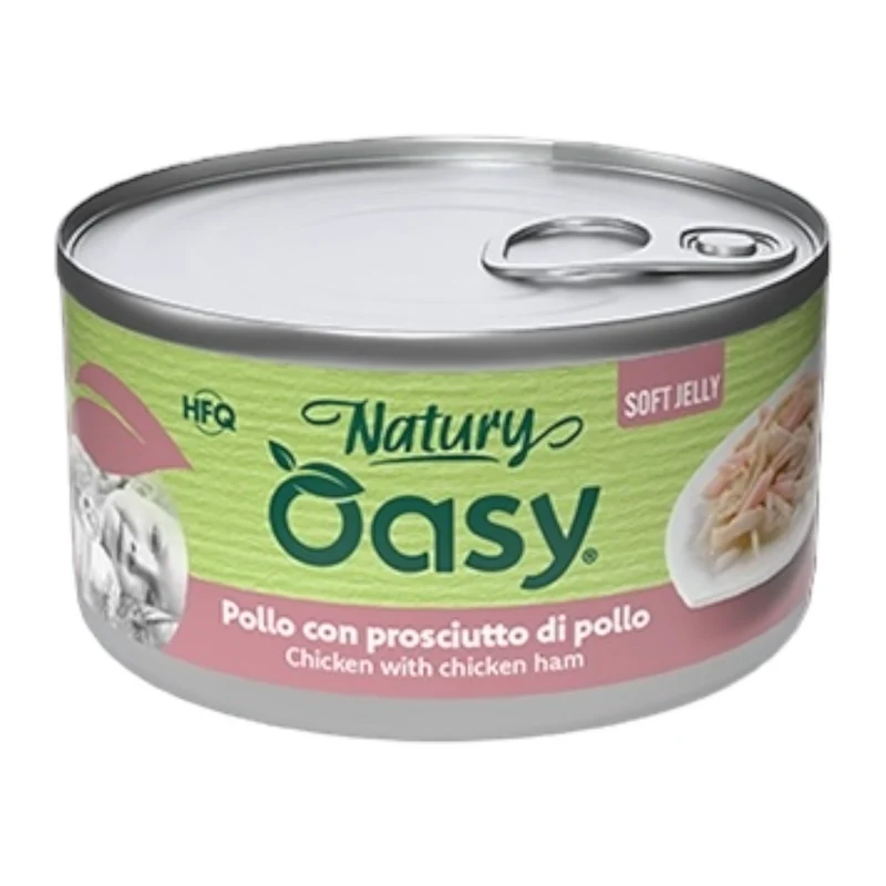 OASY Gatto Natury Broth Pollo con Prosciutto 85gr