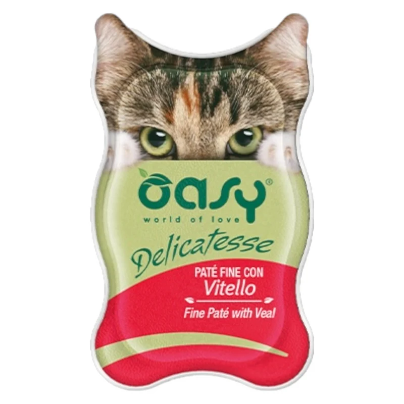 OASY Gatto Delicatesse Patè con Vitello 85gr