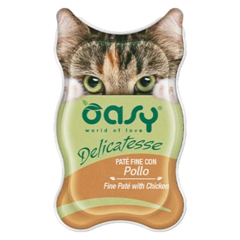OASY Gatto Delicatesse Patè con Pollo 85gr