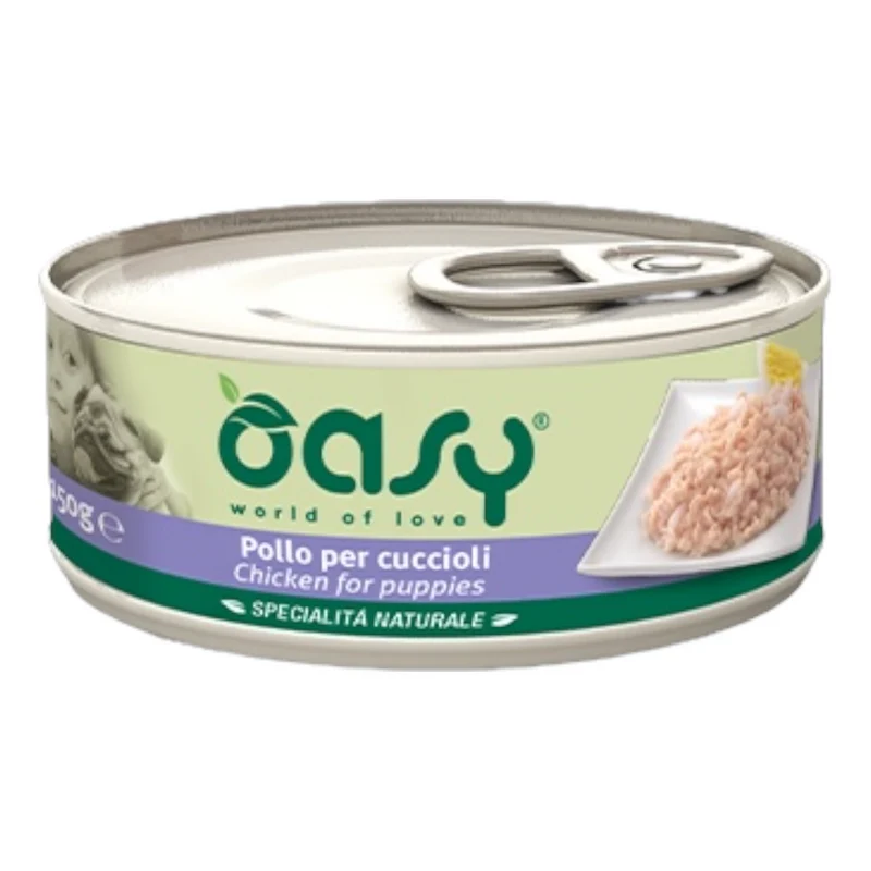 OASY Cane Puppy Pollo al Naturale 24x150gr