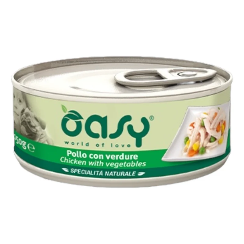 OASY Cane Pollo con Verdure al Naturale 24x150gr