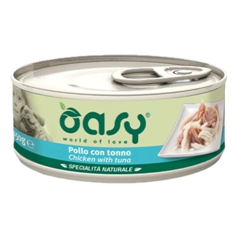 OASY Cane Pollo con Tonno al Naturale 24x150gr