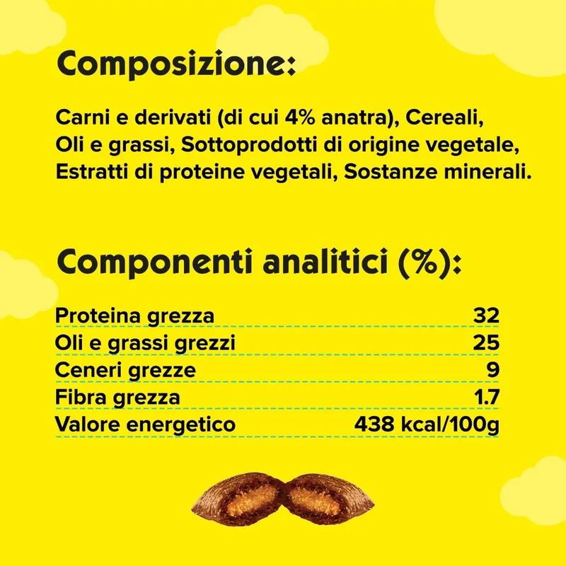 3x60g Catisfactions con Anatra - Snack per Gatti