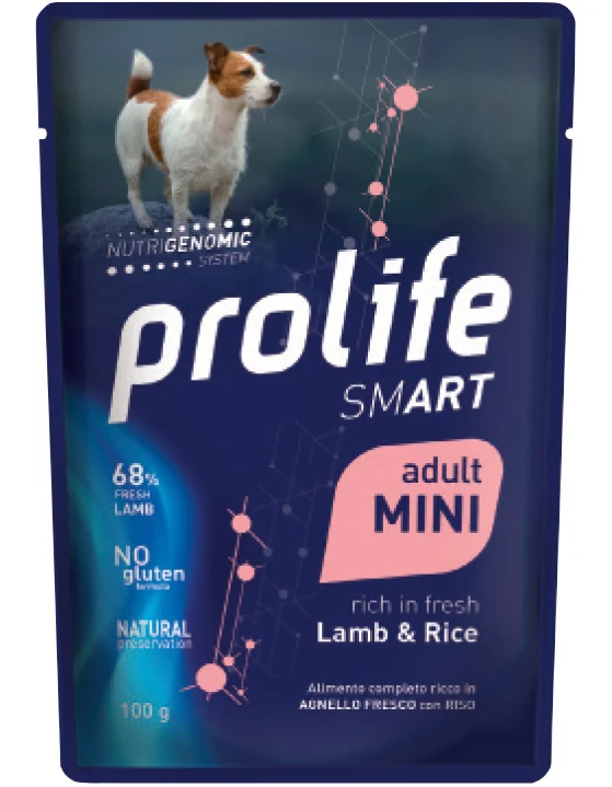 Prolife Smart Mini Cane Adulto Agnello e Riso 100 g