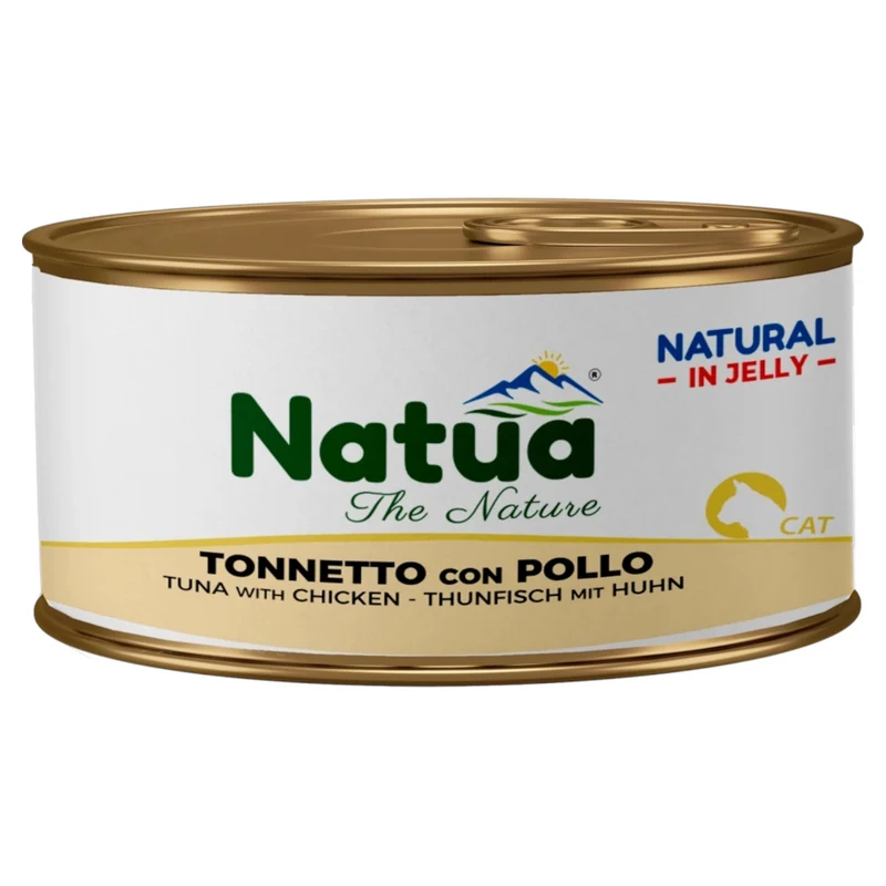 NATUA Cat Jelly Natural Tonno con Pollo 85Gr