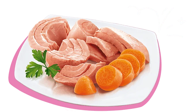 Petreet Natura Tonno Rosa e Carote 6x70gr