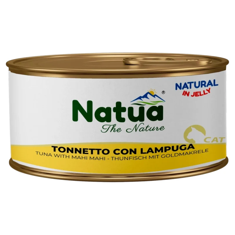 NATUA Cat Jelly Natural Tonno con Lampuga 85Gr