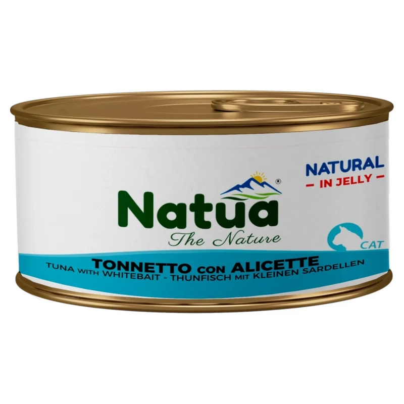 NATUA Cat Jelly Natural Tonno con Alicette 85Gr