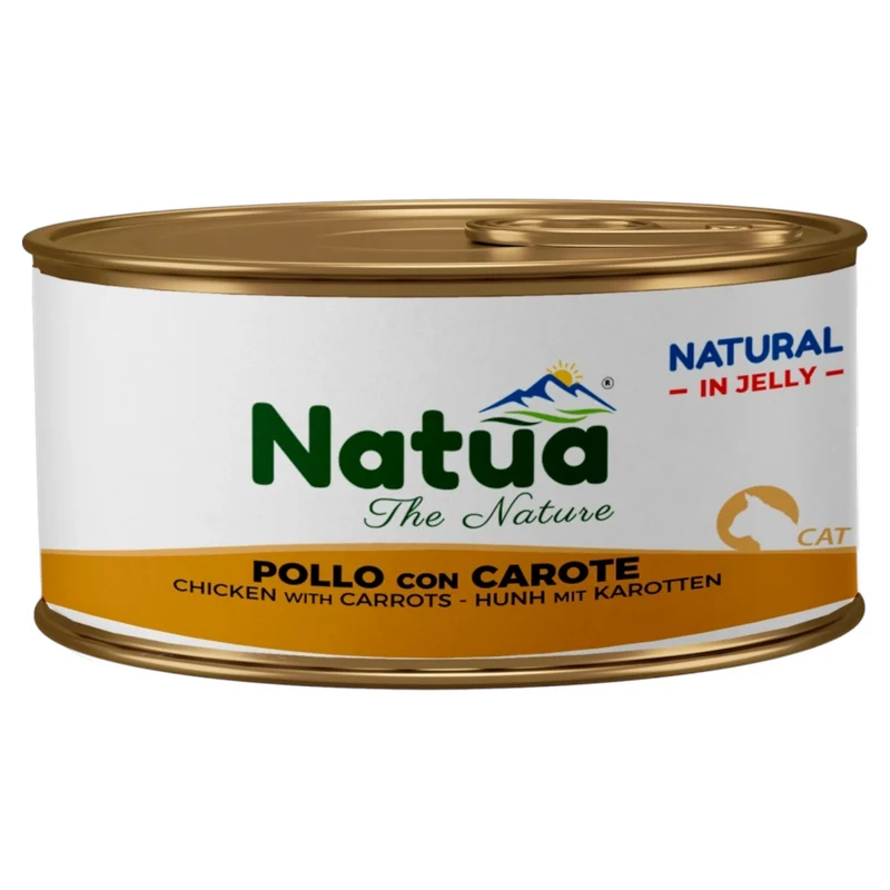 NATUA Cat Jelly Natural Pollo con Carote 85Gr