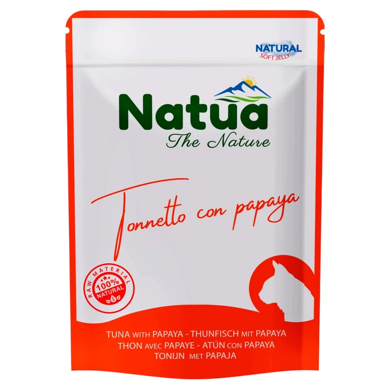 NATUA Gatto Busta Natural Tonno con Papaya 70gr