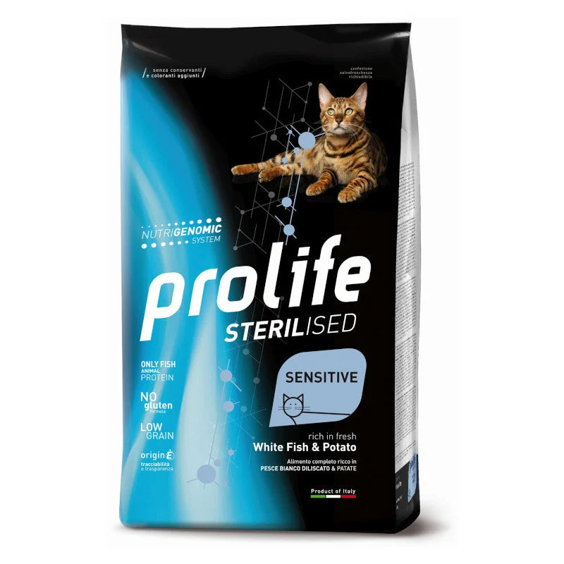 Prolife Sterilised Sensitive Pesce Bianco e Patate – 1,5 kg
