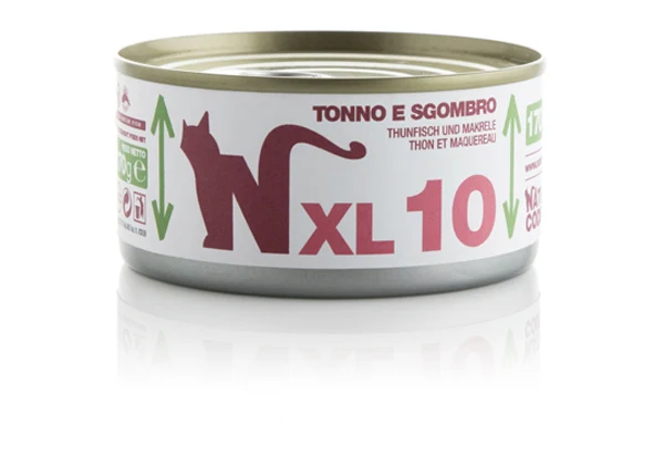 Natural Code XL10 Tonno e Sgombro in Gelatina 170g Umido per Gatti