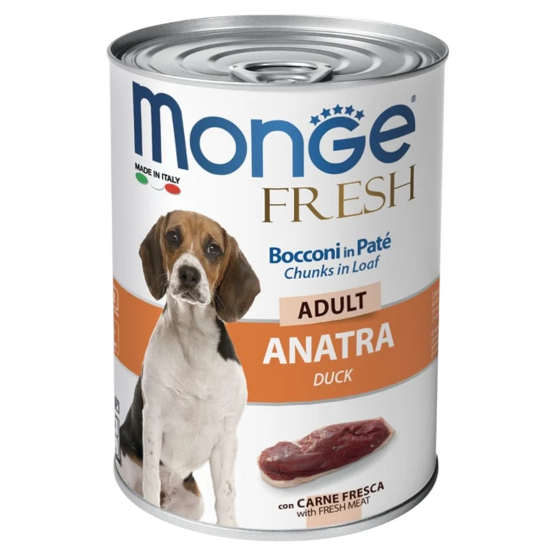 MONGE Fresh Cane Bocconi Adult Anatra 400gr