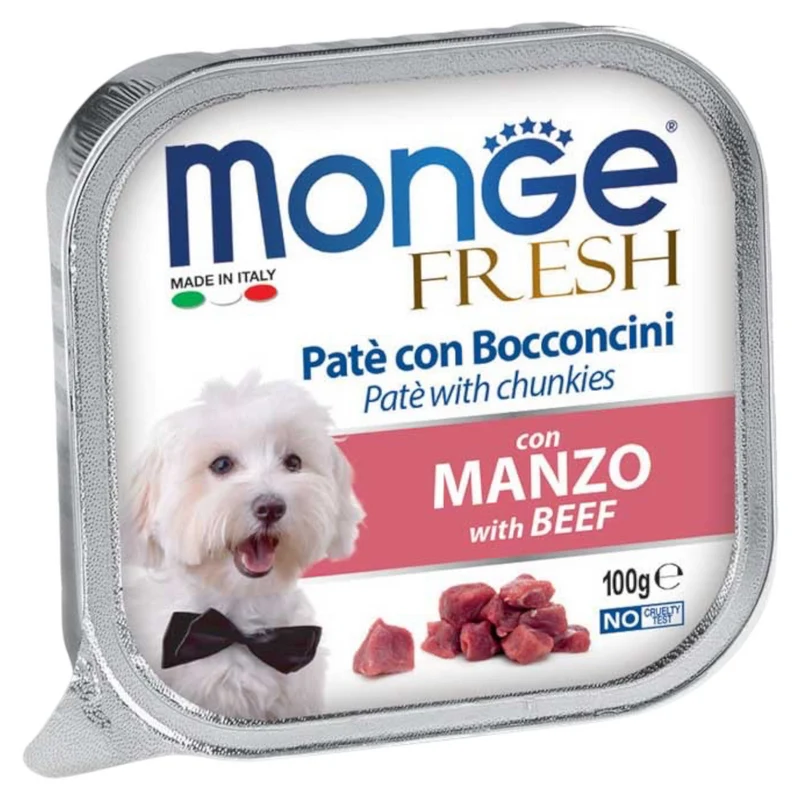 MONGE Fresh Cane Patè con Manzo 100gr