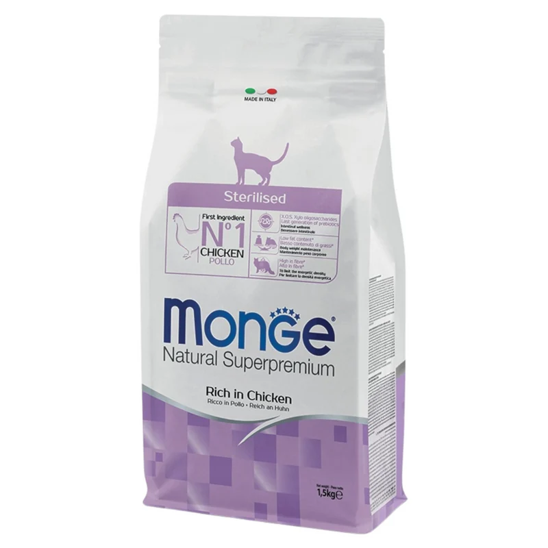 MONGE Gatto Sterilised Pollo 1,5Kg
