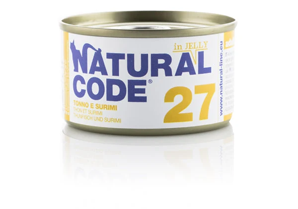 Natural Code 27 Tonno e Surimi 85g Umido per Gatti