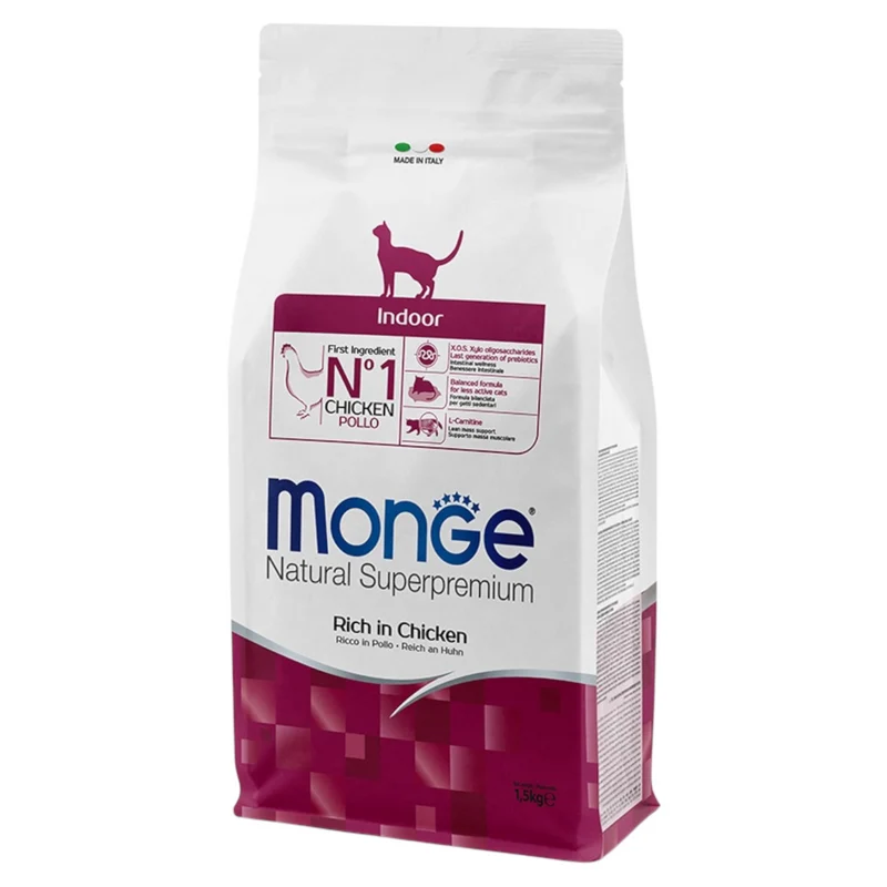 MONGE Gatto Indoor Pollo 1,5Kg