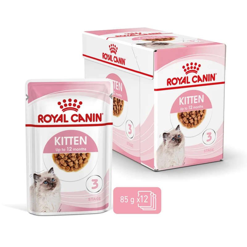 12x85g Royal Canin Kitten in Salsa - Cibo Umido per Gatti