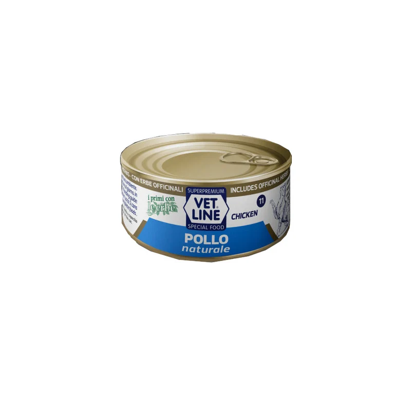 Vet Line Naturale Pollo 70g Umido per Gatti