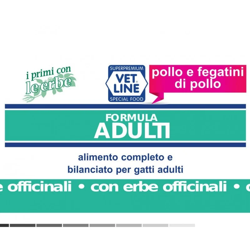 Vet Line Adult Pollo e Fegato 85g Umido per Gatti