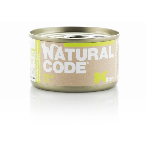 Natural Code Kitten Pollo 85g Umido per Gatti Cuccioli