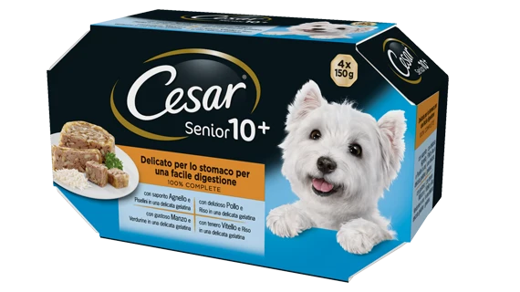Cesar Senior 10+ 8X150g - Cibo Umido per Cani