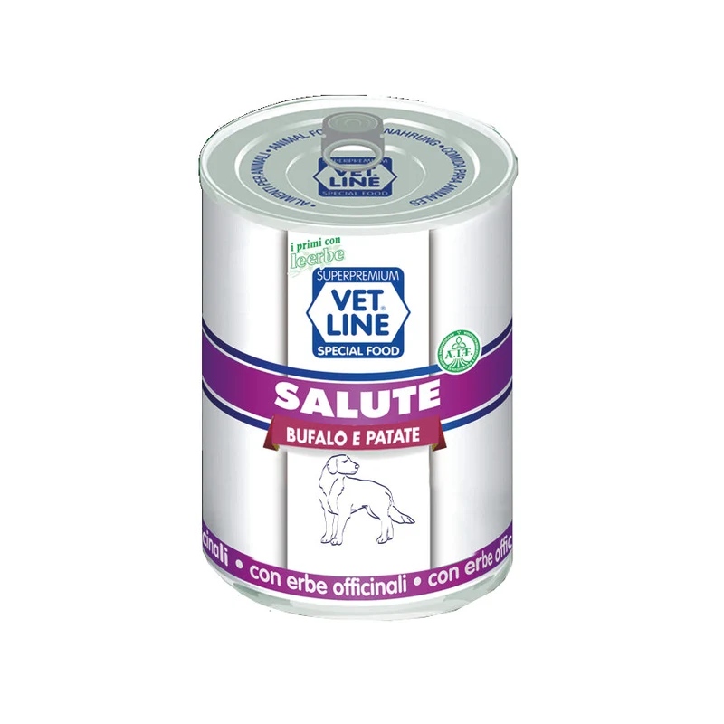 Vet Line Salute Bufalo e Patate 400g - Cibo Umido per Cani