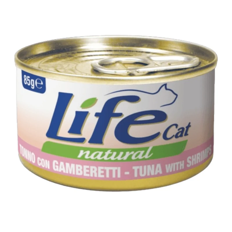 LIFE Cat Tonno con Gamberetti 85gr