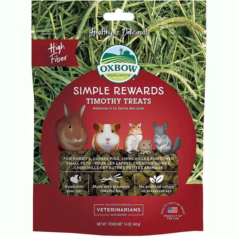 Oxbow Simple Rewards Timothy Treats 40 g