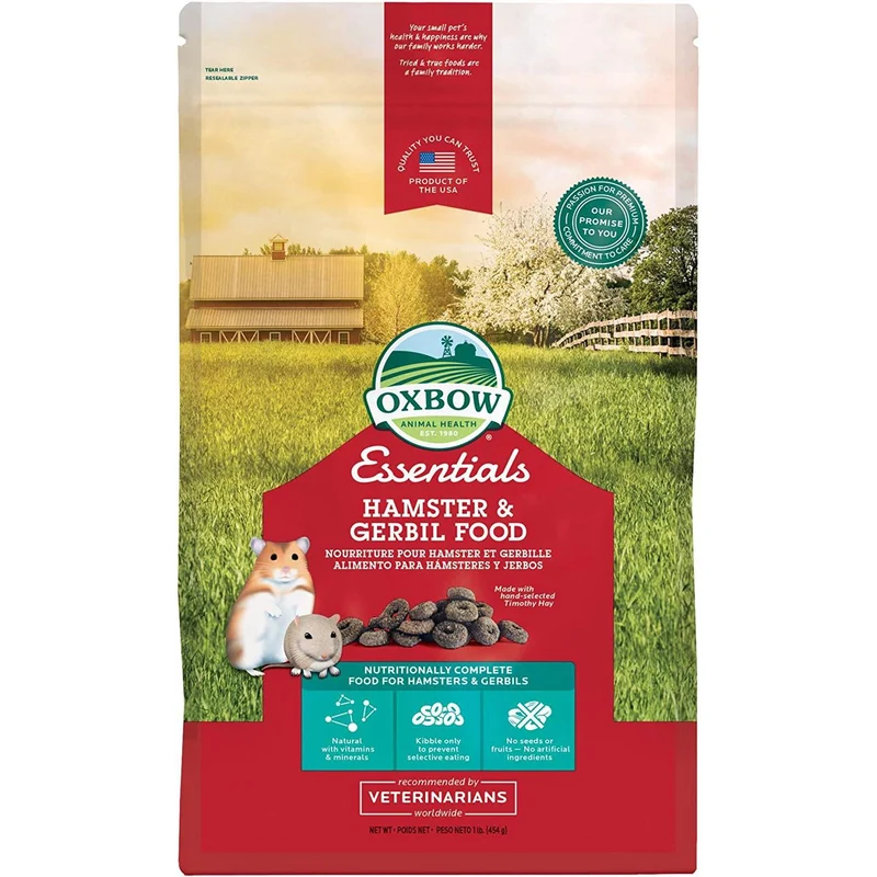 Oxbow Essentials Hamster and Gerbil Food 450g - Criceti e Gerbilli