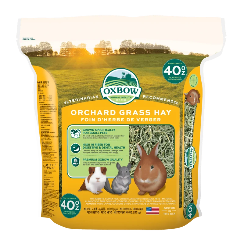 Oxbow Orchard Grass Hay Fieno per Piccoli Animali - 1,13 Kg